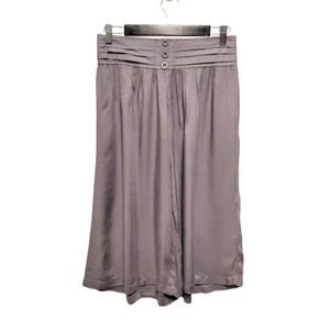 𝅺Grey Capri Pants, Culottes Wide Leg, Casual Pants- Size S, L, XL,  XXL